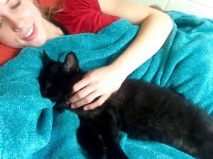 Tatiana et Oliver font un calin