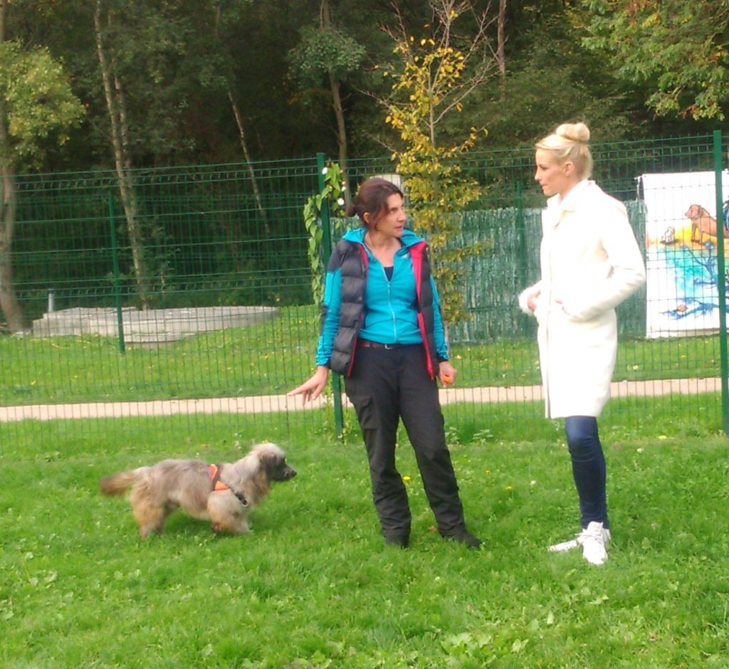 Catherine Collignon avec Elodie Gossuin